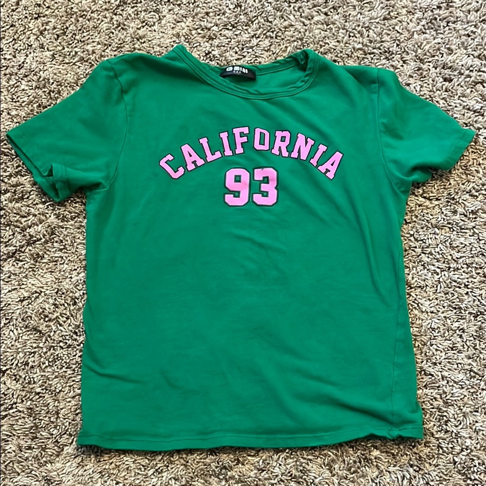 Green shirt